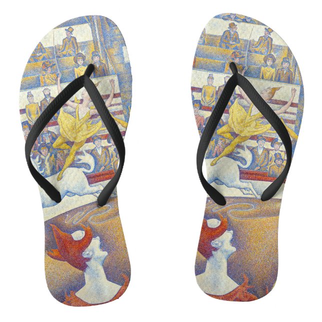 Georges Seurat - The Circus Jandals (Footbed)