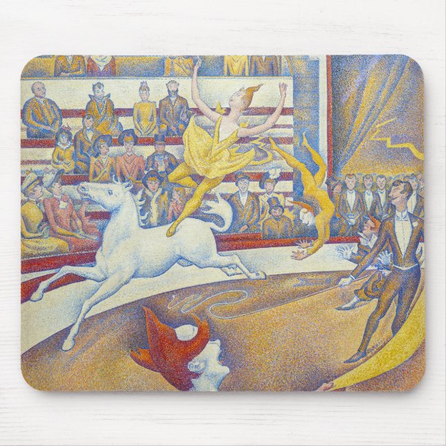Georges Seurat - The Circus Mouse Pad (Front)