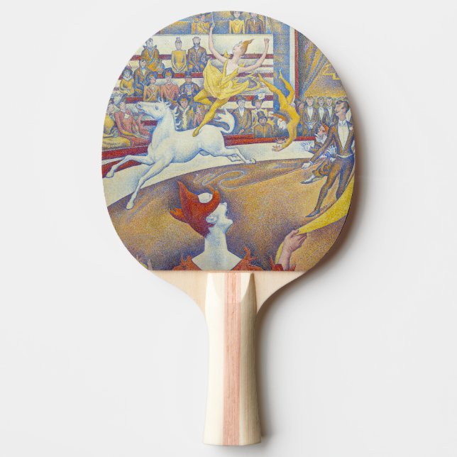 Georges Seurat - The Circus Ping Pong Paddle (Front)