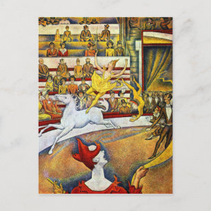 Georges Seurat - The Circus Postcard