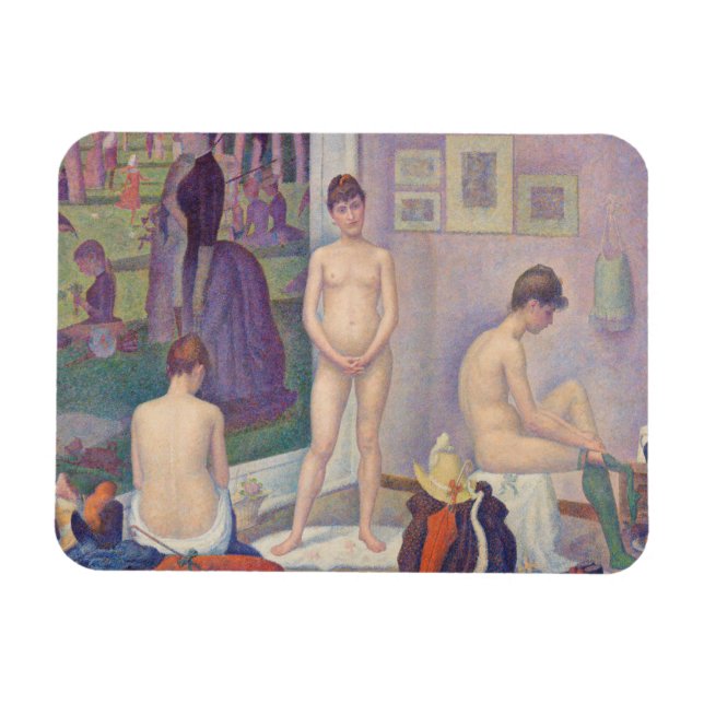 Georges Seurat - The Models Magnet (Horizontal)