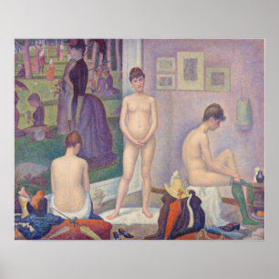 Georges Seurat - The Models Poster