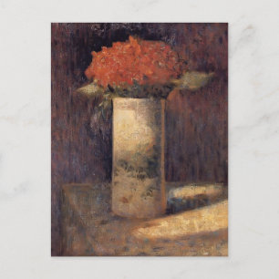 Georges Seurat- Vase of Flowers Postcard