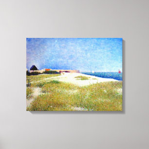 Georges Seurat View of Fort Samson Canvas Print