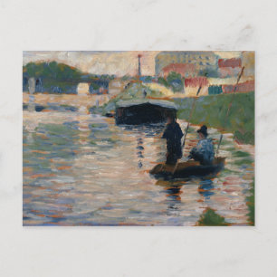 Georges Seurat - View of the Seine Postcard