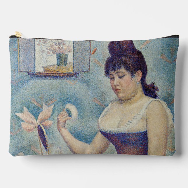 Georges Seurat - Young Woman Powdering Herself Accessory Pouch (Front)