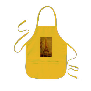 Georges Seurat's Painting: The Eiffel Tower (1889) Kids Apron