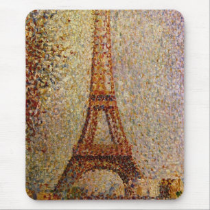 Georges Seurat's Painting: The Eiffel Tower (1889) Mouse Pad