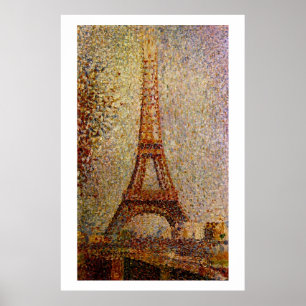 Georges Seurat's Painting: The Eiffel Tower (1889) Poster