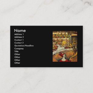Georges Seurat's The Circus (1891) Business Card