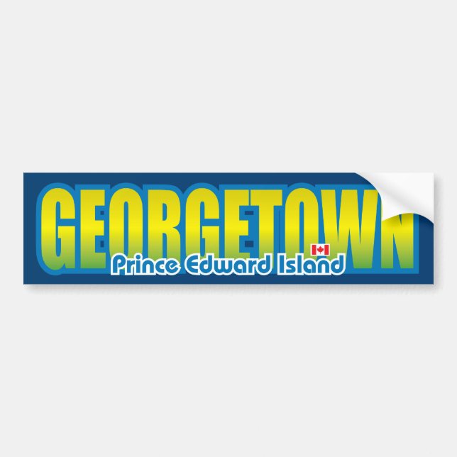 Georgetown Bumper Sticker (Front)