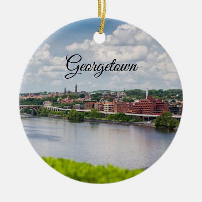 Georgetown Ceramic Tree Decoration (Front)
