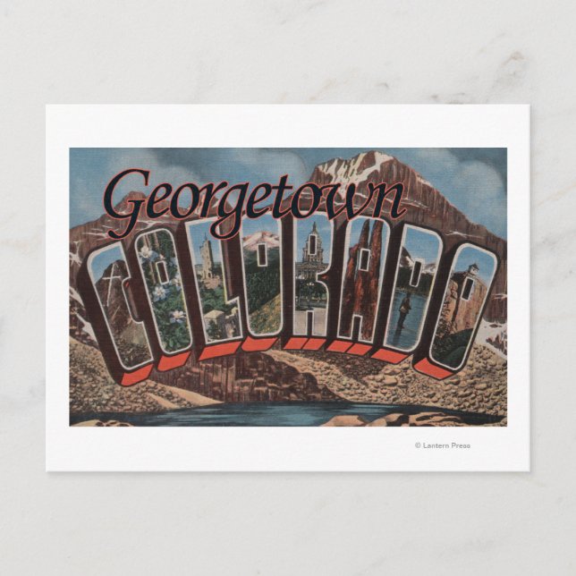 Georgetown, Colorado - Large Letter Scenes Postcard (Front)