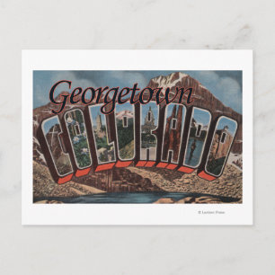 Georgetown, Colorado - Large Letter Scenes Postcard