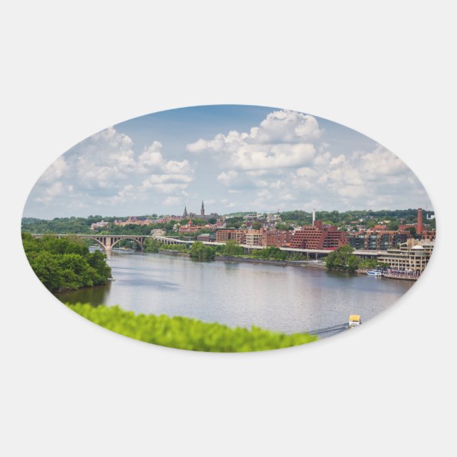 Georgetown Oval Sticker (Front)