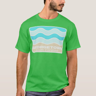 Georgetown South olina Crashing Wave on a SC Sandy T-Shirt