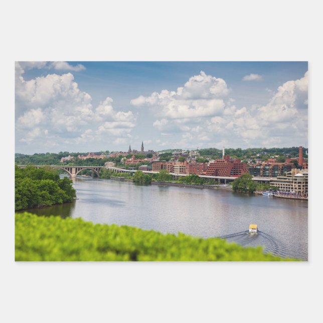 Georgetown Wrapping Paper Sheet (Front)
