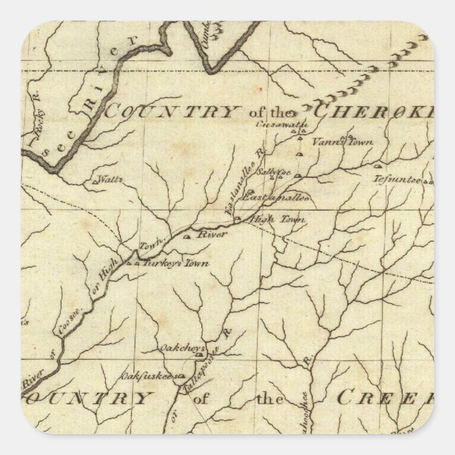 Georgia 14 square sticker (Front)