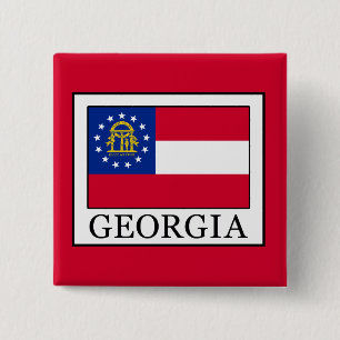 Georgia 15 Cm Square Badge
