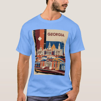 Georgia 1950s USA Vintage Retro Tourism T-Shirt
