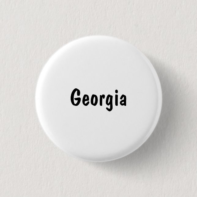 Georgia 3 Cm Round Badge (Front)