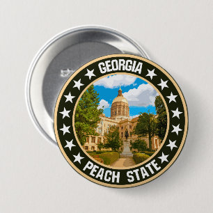 Georgia                                            7.5 cm round badge
