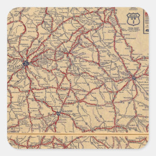 Georgia 8 square sticker