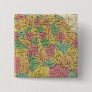 Georgia 9 15 cm square badge