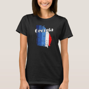 Georgia American State Outline Map Usa T-Shirt