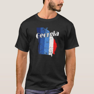 Georgia American State Outline Map Usa T-Shirt