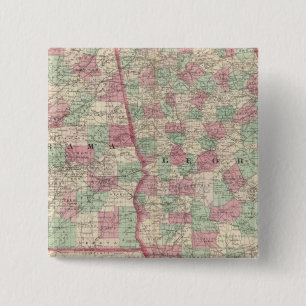Georgia and Alabama 2 15 Cm Square Badge