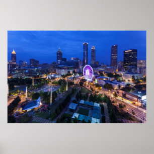 Georgia, Atlanta, Centennial Olympic Park Poster