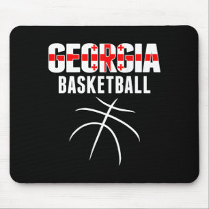 Georgia Basball Fans Jersey - Georgian Flag Sport Mouse Pad