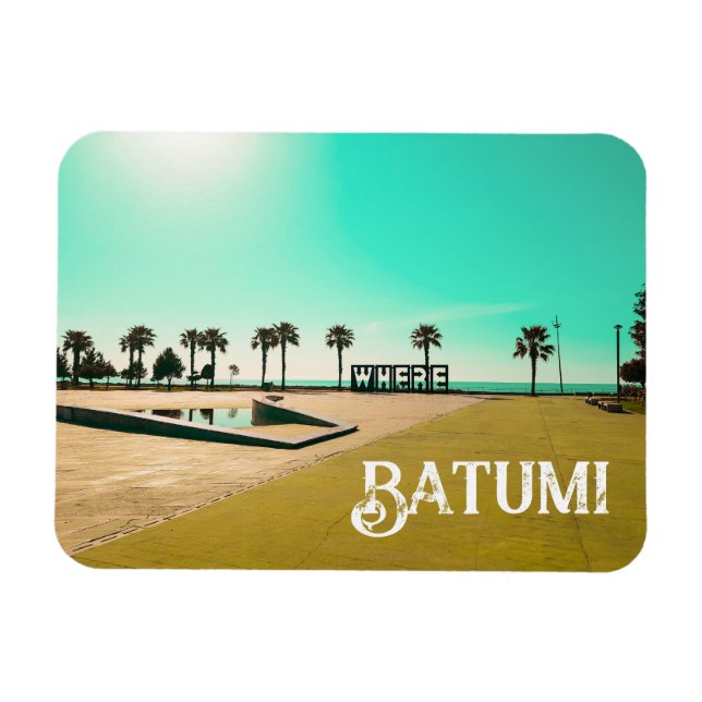 Georgia Batumi Architecture Landscape Magnet (Horizontal)