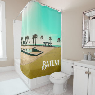 Georgia Batumi Architecture Landscape Shower Curtain