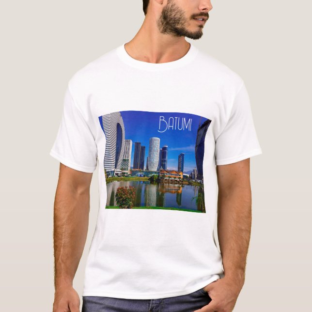 Georgia Batumi Architecture Landscape T-Shirt (Front)