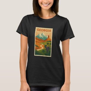 Georgia Beautiful Landscape Trip Georgian Country T-Shirt
