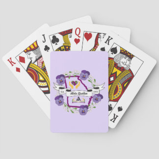 Georgia Beta Epsilon Playing Cards