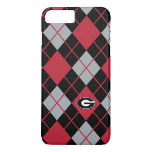 Georgia Bulldogs Logo Argyle Pattern Case-Mate iPhone Case