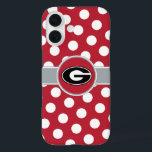 Georgia Bulldogs Logo | Polka Dots iPhone 16 Case<br><div class="desc">Show off your Georgia spirit with these Bulldog OtterBox phone cases! This design is officially licensed artwork from the University of Georgia.</div>
