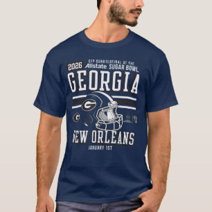 Georgia Bulldogs Sugar Bowl CFP Quarterfinal 20252 T-Shirt