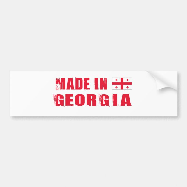 GEORGIA BUMPER STICKER (Front)