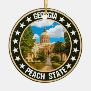 Georgia ceramic tree decoration