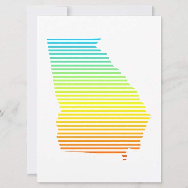 georgia chill fade invitation (Front)