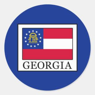 Georgia Classic Round Sticker