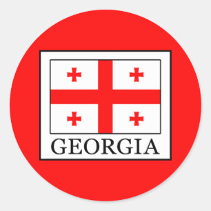 Georgia Classic Round Sticker