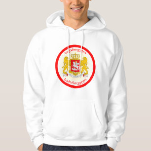 Georgia Coat of Arms Circle Shape  Hoodie
