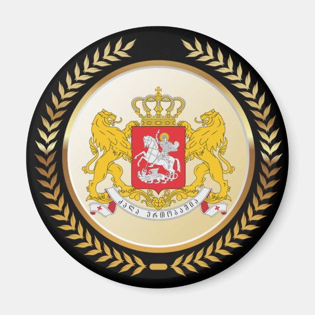 Georgia Coat Of Arms Magnet (Front)
