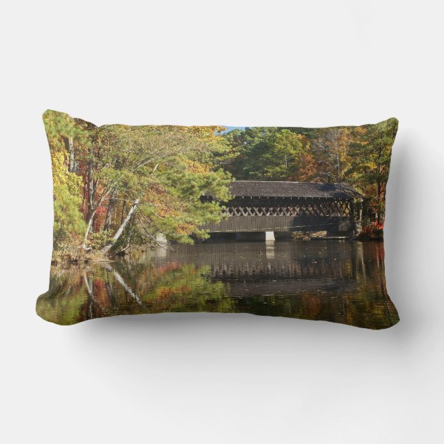 Georgia Covered Bridges Reversible Lumbar Cushion (Front)