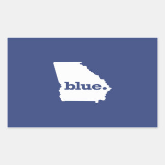 Georgia Democrat Rectangular Sticker